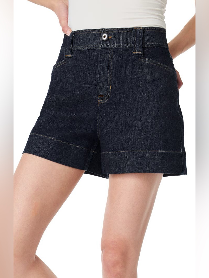 Spanx Dark Indigo Jean Shorts